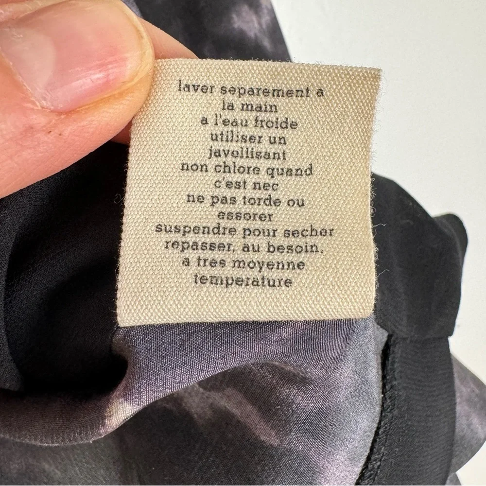 Urban Outfitters Silk Cardigan Jacket M Gray Vampire Dark Romantic Gothic Witch‎